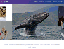 Tablet Screenshot of icreon.us
